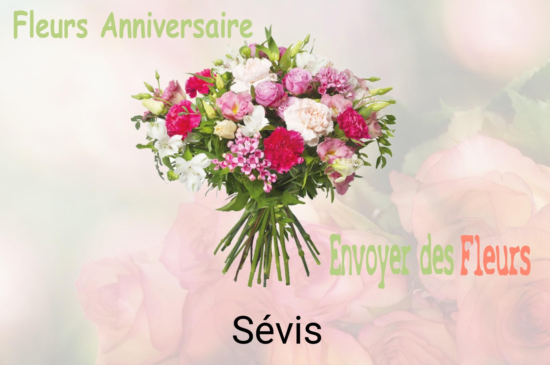 Bouquet de fleurs d’anniversaire livré à Sévis
